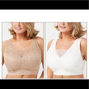 S/L/1X/2X set of 2 Breezies Bras E06